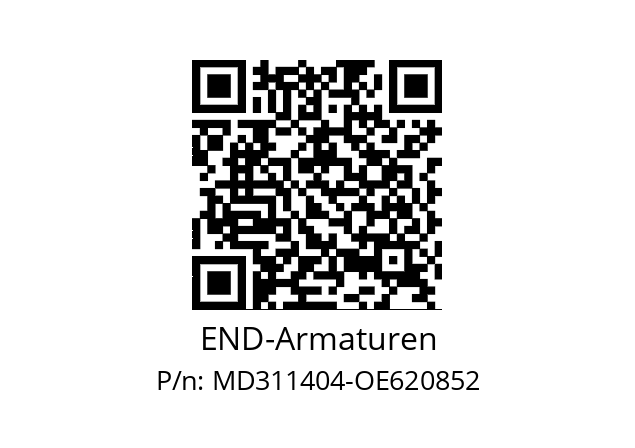   END-Armaturen MD311404-OE620852