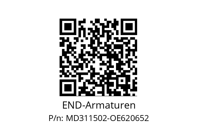   END-Armaturen MD311502-OE620652