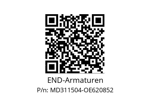   END-Armaturen MD311504-OE620852