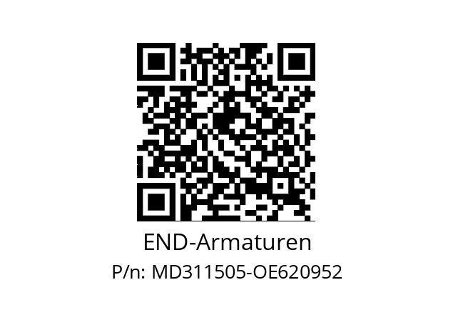   END-Armaturen MD311505-OE620952