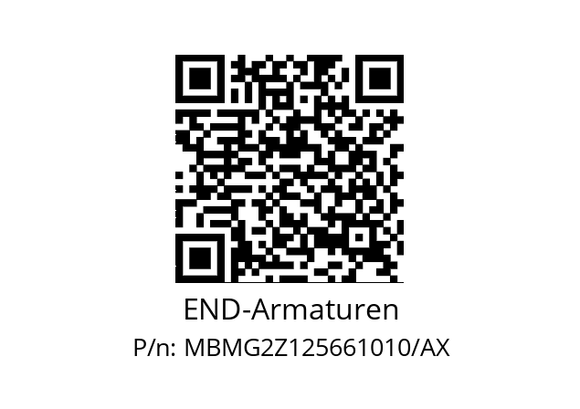   END-Armaturen MBMG2Z125661010/AX