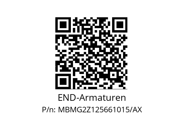   END-Armaturen MBMG2Z125661015/AX