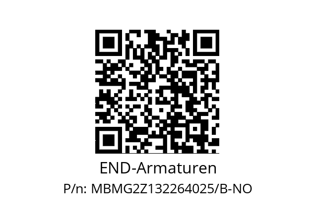   END-Armaturen MBMG2Z132264025/B-NO