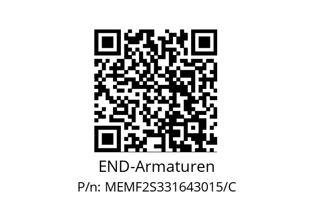   END-Armaturen MEMF2S331643015/C