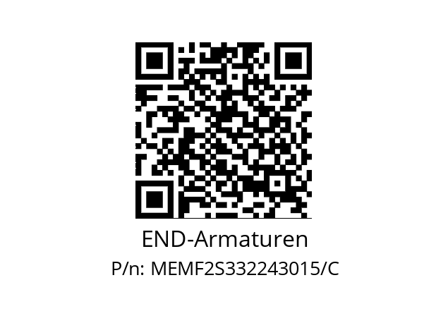   END-Armaturen MEMF2S332243015/C