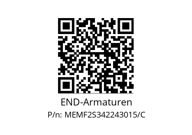   END-Armaturen MEMF2S342243015/C