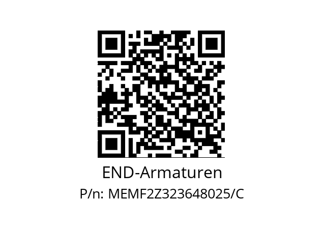   END-Armaturen MEMF2Z323648025/C