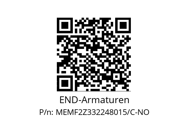   END-Armaturen MEMF2Z332248015/C-NO