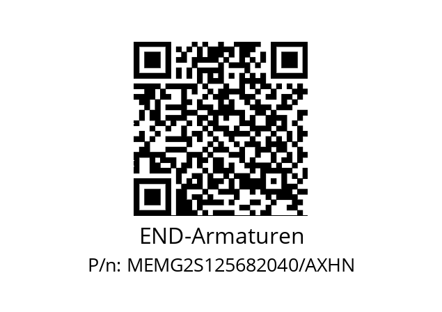   END-Armaturen MEMG2S125682040/AXHN