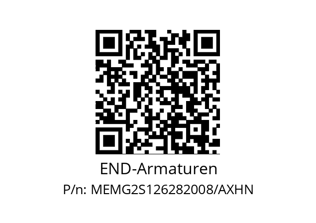   END-Armaturen MEMG2S126282008/AXHN