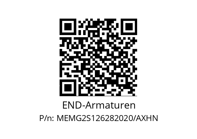   END-Armaturen MEMG2S126282020/AXHN