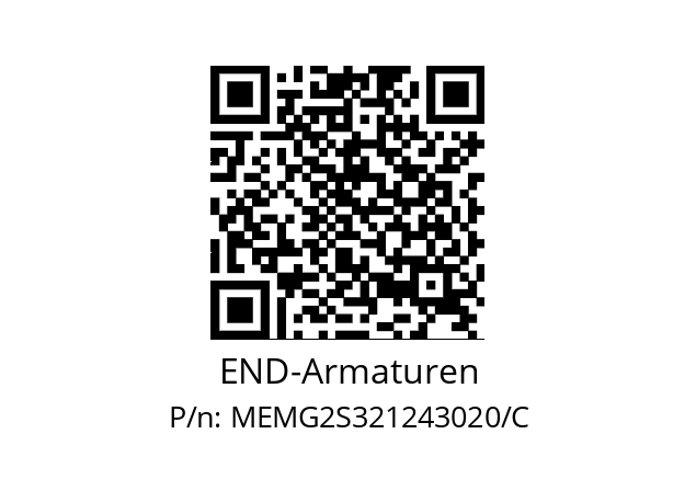   END-Armaturen MEMG2S321243020/C