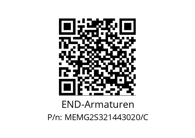   END-Armaturen MEMG2S321443020/C