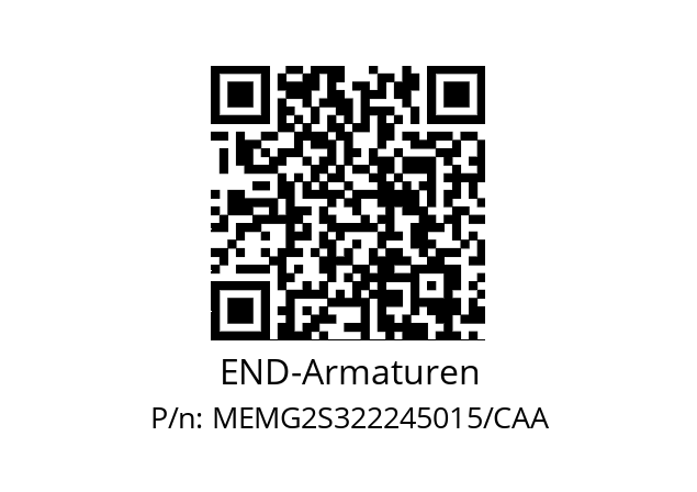   END-Armaturen MEMG2S322245015/CAA