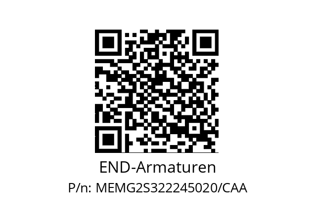   END-Armaturen MEMG2S322245020/CAA