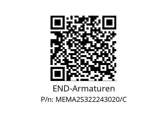   END-Armaturen MEMA2S322243020/C