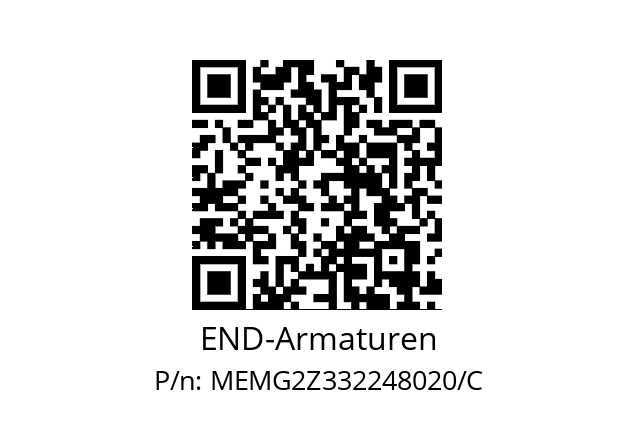   END-Armaturen MEMG2Z332248020/C