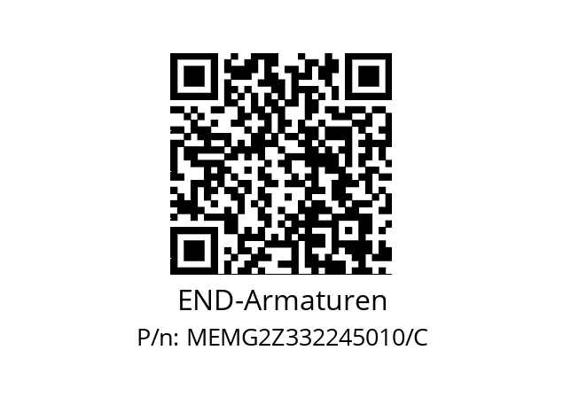   END-Armaturen MEMG2Z332245010/C