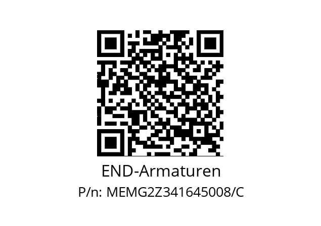   END-Armaturen MEMG2Z341645008/C