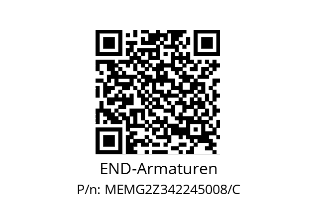   END-Armaturen MEMG2Z342245008/C