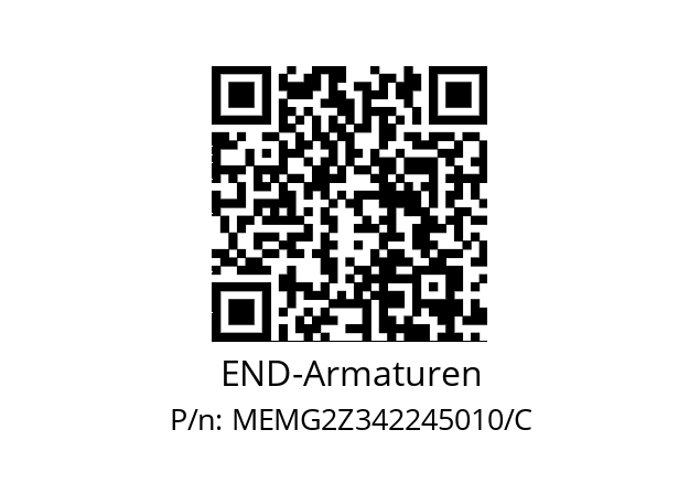   END-Armaturen MEMG2Z342245010/C