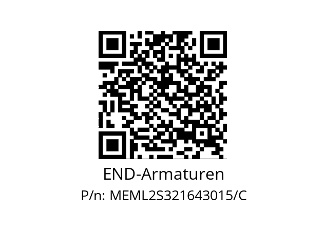   END-Armaturen MEML2S321643015/C