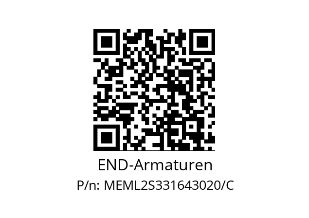   END-Armaturen MEML2S331643020/C