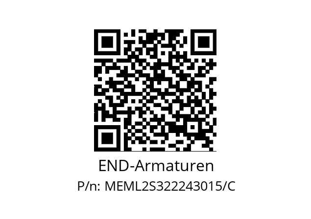   END-Armaturen MEML2S322243015/C