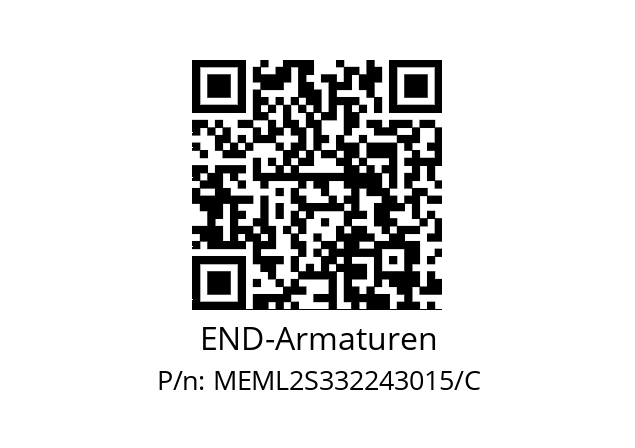   END-Armaturen MEML2S332243015/C