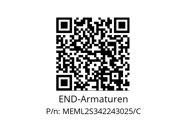   END-Armaturen MEML2S342243025/C