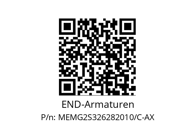   END-Armaturen MEMG2S326282010/C-AX