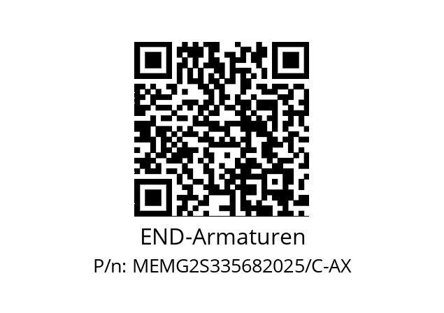   END-Armaturen MEMG2S335682025/C-AX