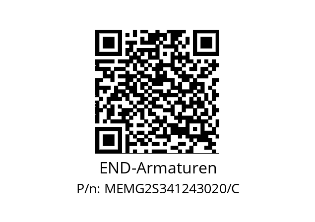   END-Armaturen MEMG2S341243020/C