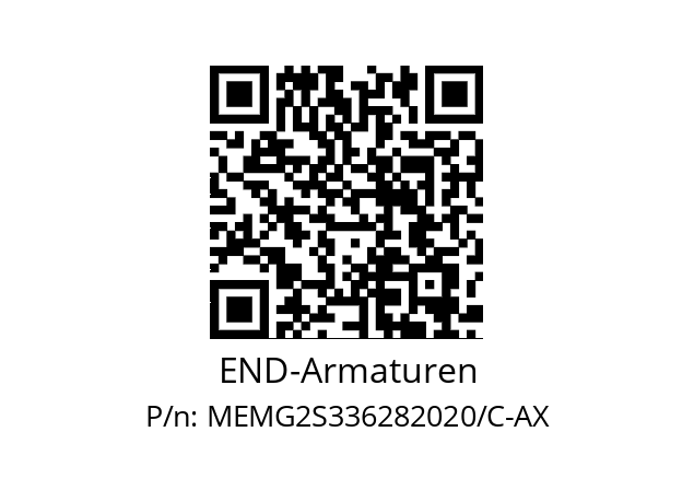   END-Armaturen MEMG2S336282020/C-AX