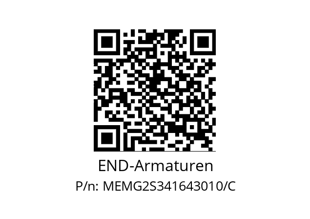   END-Armaturen MEMG2S341643010/C