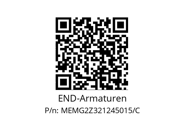   END-Armaturen MEMG2Z321245015/C