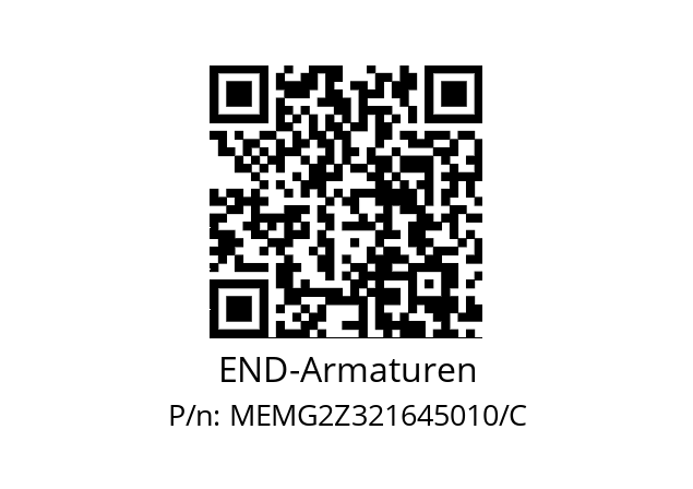   END-Armaturen MEMG2Z321645010/C