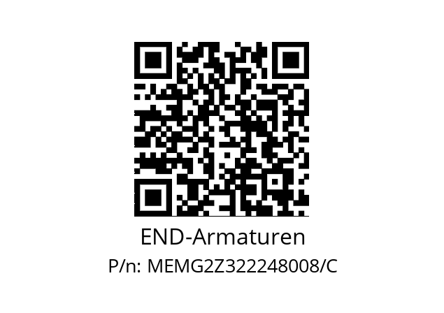   END-Armaturen MEMG2Z322248008/C