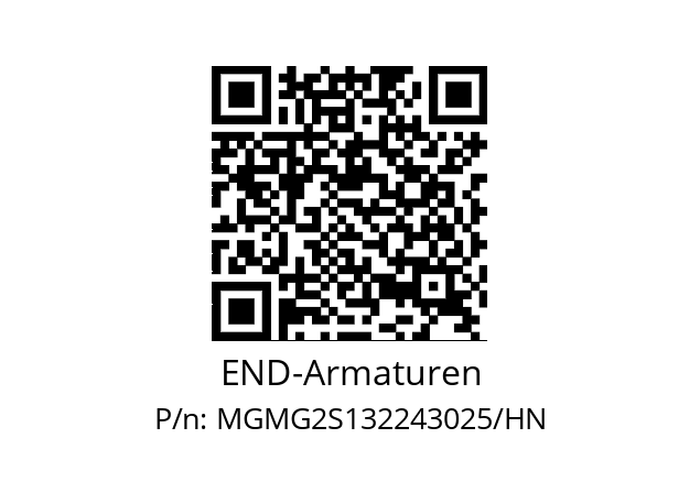   END-Armaturen MGMG2S132243025/HN