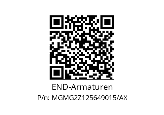   END-Armaturen MGMG2Z125649015/AX