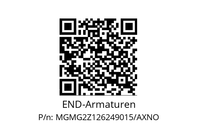   END-Armaturen MGMG2Z126249015/AXNO