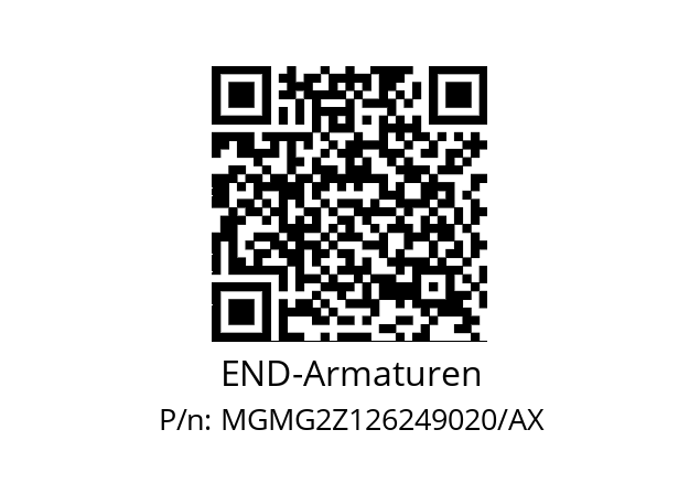   END-Armaturen MGMG2Z126249020/AX