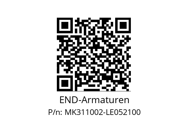   END-Armaturen MK311002-LE052100