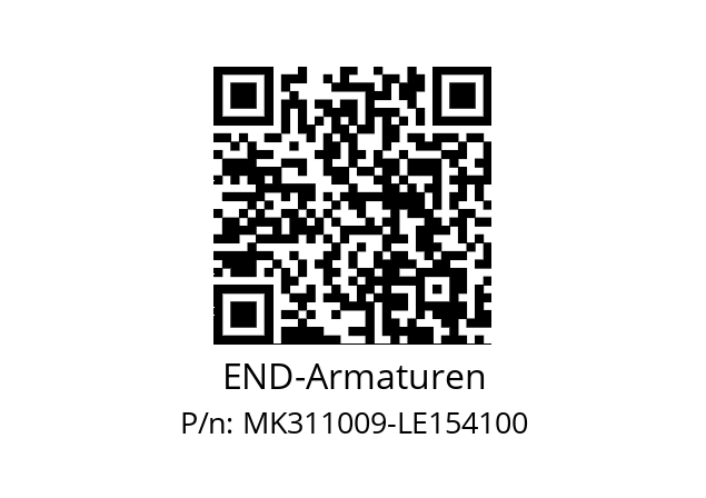   END-Armaturen MK311009-LE154100