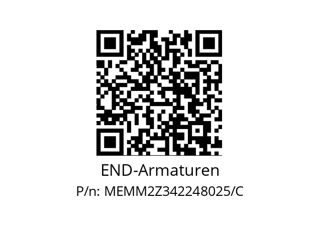   END-Armaturen MEMM2Z342248025/C