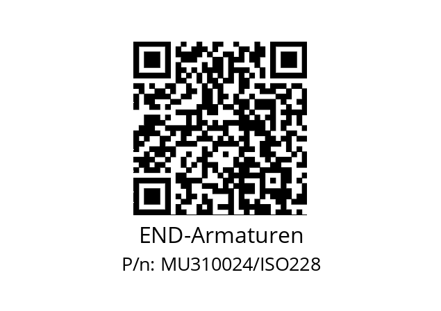   END-Armaturen MU310024/ISO228