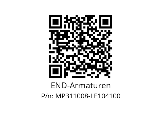   END-Armaturen MP311008-LE104100