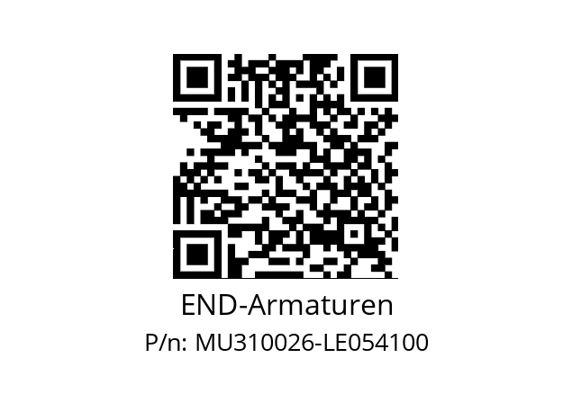   END-Armaturen MU310026-LE054100