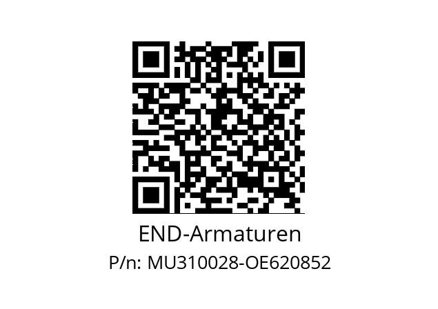   END-Armaturen MU310028-OE620852