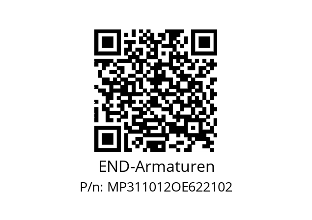   END-Armaturen MP311012OE622102